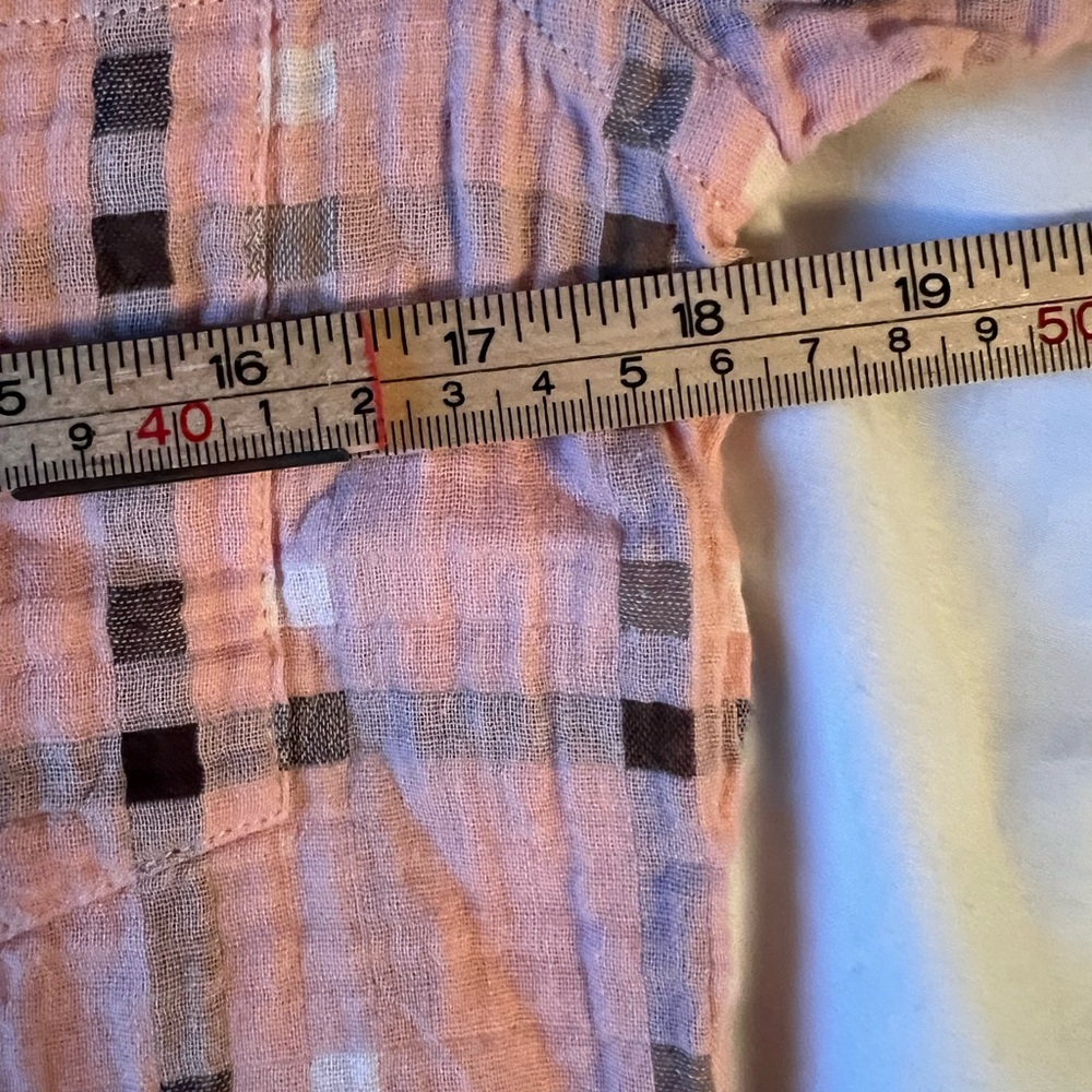 Hansen garments Pink Plaid Button-Up Shirt - Picture 16 of 16